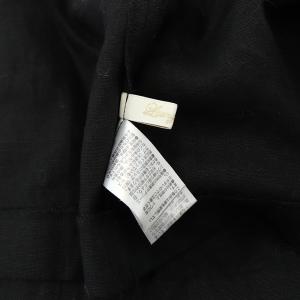 Loungedress GALLARDAGALANTE 22SS リネンジレジャケット ベスト ダブル F 黒 ブラック /MY OS