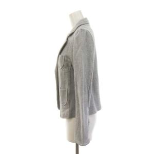 franche lippée ブラック black スウェット テーラードジャケット シングル M グレー