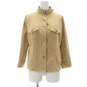 ジャケット ブルゾン 七分袖 コットン 40 ベージュ