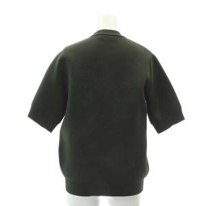 MADISONBLUE COMPACT TEE KNIT S カーキグリーン