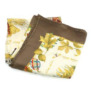 Salvatore Ferragamo スカーフ バード柄 大判 シルク 絹 マルチカラー SH OH