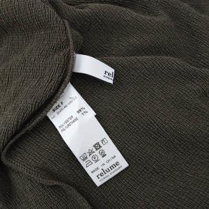 JOURNAL STANDARD relume 23SS ジャガードキャミワンピース ロング マキシ丈 F カーキ