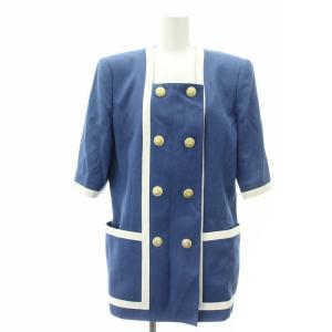 Leilian スーツ セットアップ 上下 スクエアネック ノーカラージャケット 五分袖 タイトスカート ロング 13