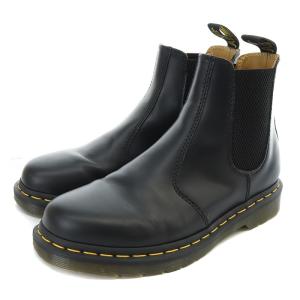Dr.Martens 2976YS チェルシーブーツ サイドゴア ショート スムースレザー UK5 US6 24.0cm 黒 ブラック 22227001