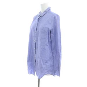 Deuxieme Classe ワイヤーWASH シャツ 長袖 ライトブルー