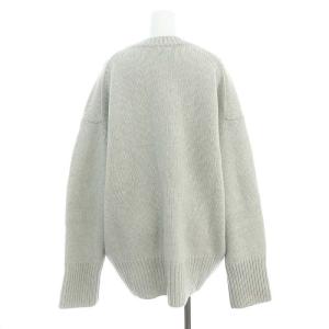 GALERIE VIE 23AW ファインウール クルーネックプルオーバー ニット セーター 長袖 M ライトグレー