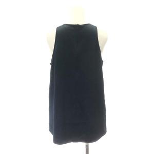 EVERYDAY I LIKE 23SS ミニマルサテンノースリーブブラウス 緑 グリーン /MI OS