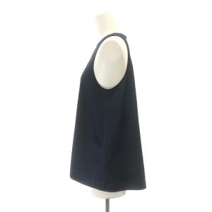 EVERYDAY I LIKE 23SS ミニマルサテンノースリーブブラウス 緑 グリーン /MI OS