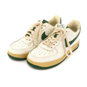 NIKE Women's Air Force 1 Low Green and Muslin グリーン