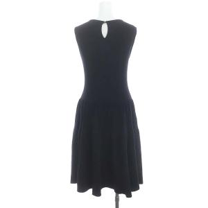 FOXEY Prism ニットワンピース 38 ネイビー 33757