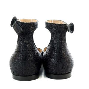 Gianvito Rossi ストラップパンプス オープントゥ 37 24.0cm 黒 ブラック /SY OS