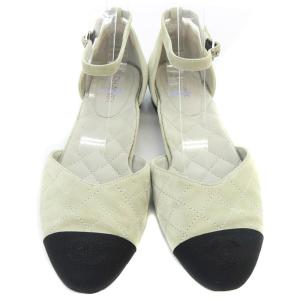 CHANEL パンプス セパレート ココマークステッチ 37