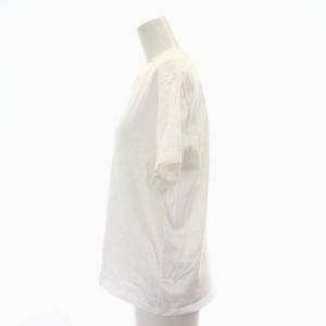 A.P.C. ロゴ刺繍カットソー Tシャツ 半袖 クルーネック S 白 ホワイト