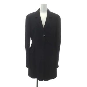 FENDI スカートスーツ セットアップ 上下 ロングジャケット テーラード 台形スカート ミニ 黒 ブラック