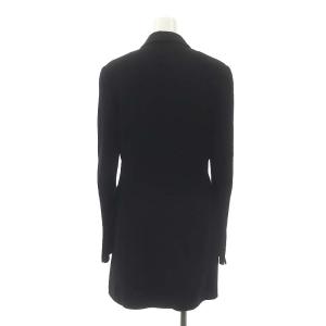 FENDI スカートスーツ セットアップ 上下 ロングジャケット テーラード 台形スカート ミニ 黒 ブラック