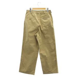 BEAMS BOY 24SS ミリタリー チノパンツ ストレート 1 M ベージュ 13-24-0283-791