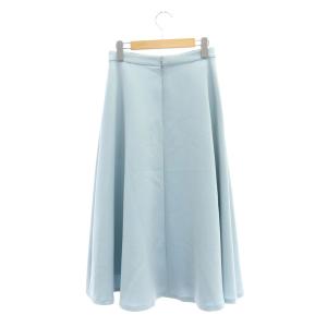 Aveniretoile 23SS セラテリーダブルクロスフレアスカート ロング 38 水色 ライトブルー /ES OS