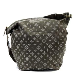 russet モノグラム ショルダーバッグ ファスナー グレー