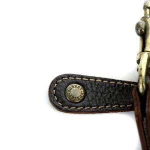 russet モノグラム ショルダーバッグ ファスナー グレー