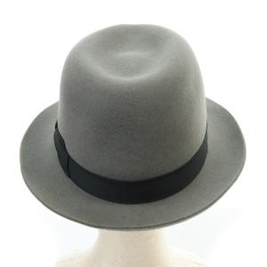 Borsalino 中折れフェルトハット帽子 57 グレー AD