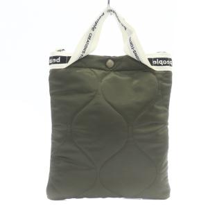 beautiful people STUDIOUS別注 キルティングサコッシュ 2WAY ショルダーバッグ ハンド カーキ