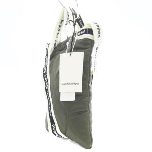 beautiful people STUDIOUS別注 キルティングサコッシュ 2WAY ショルダーバッグ ハンド カーキ