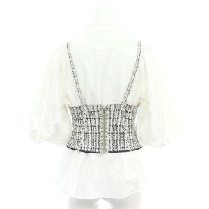 SNIDEL 22SS 新木優子×SWEET3ピース 上下 シャツ バンドカラー Vネック 七分袖 スカート ロング マキシ丈 マーメイド