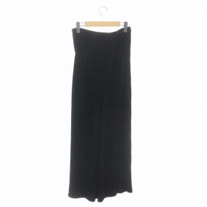 ENFOLD プリーツパンツ イージー ワイド 38 M 黒 ブラック