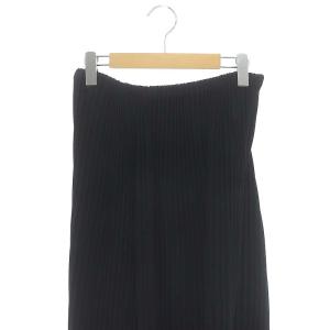 ENFOLD プリーツパンツ イージー ワイド 38 M 黒 ブラック