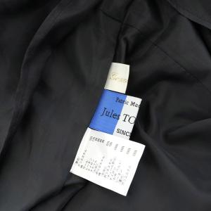 Grace Class 22AW ツイードラメチェックドレス ワンピース ロング ノースリーブ チュール 切替 リボン付き 36 黒 ブラック オフホワイト