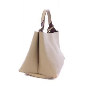 TOD'S Tタイムレス マイクロ 2WAY ハンド トート ショルダーバッグ ワンハンドル ベージュ