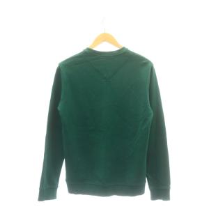 KENZO クルーネックロゴスウェット トレーナー 長袖 S 緑 白 グリーン ホワイト