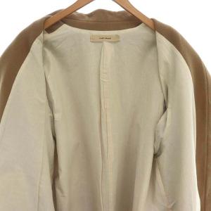 suzukitakayuki ウールスタンドカラーコート アウター ロング 0 キャメル