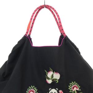 KEITA MARUYAMA Ball&Chain BLUE LABEL (PANDA) トートバッグ ハンドバッグ 黒 ブラック ピンク