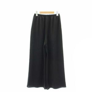 Plage 24SS Dry Twill Relax パンツ 34 XS 黒 ブラック