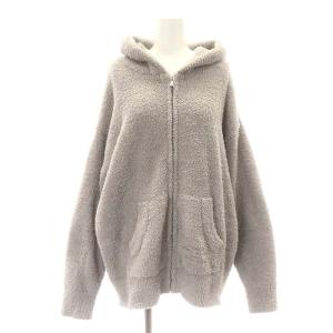 gelato pique あつまれどうぶつの森 ルームウェア セットアップ 上下 パーカー ショートパンツ イージー F グレー