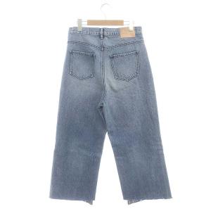 L'Appartement cropped wide de denim クロップド ワイドデニムパンツ ジーンズ カットオフ ジッパーフライ コットン