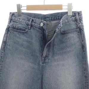 L'Appartement cropped wide de denim クロップド ワイドデニムパンツ ジーンズ カットオフ ジッパーフライ コットン