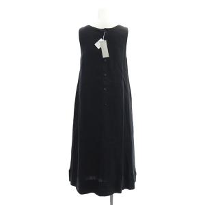 MARGARET HOWELL DENSE FINE LINEN ワンピース リネン 1 ブラック