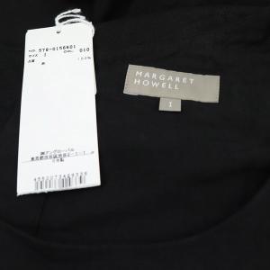 MARGARET HOWELL DENSE FINE LINEN ワンピース リネン 1 ブラック