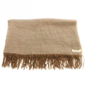 suzukitakayuki フリンジストール 大判 茶 ブラウン ベージュ