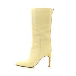 JIL SANDER ロングブーツ チャンキーヒール レザー ミドル 36 22.5 アイボリー