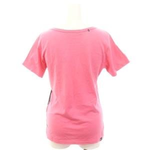 HYSTERIC GLAMOUR GLAMOUR TRAVEL GIRL プリントTシャツ 半袖 プルオーバー F ピンク