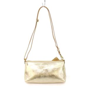 IL BISONTE ショルダーバッグ ゴールド BSH091