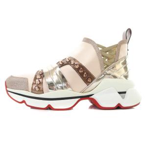 123 Run Flat Glitter Red Sole Sneakers