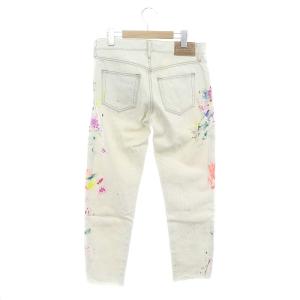 POLO RALPH LAUREN THE AVERY BOYFRIEND デニムパンツ ジーンズ ボタンフライ ペイント加工 25 マルチカラー