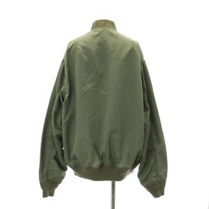 Deuxieme Classe ナイロンミリタリーブルゾン ジャケット ダブルジップ 薄手 カーキ