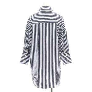 MADISONBLUE 23SS J.BRADLEY CUFF SH L.STRIPE シャツ 01 ネイビー ホワイト