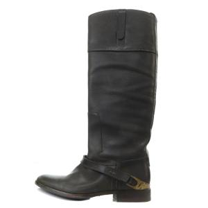 CHARLIE LEATHER ロングブーツ レザー 36 23.5cm 茶色 ブラウン /SR