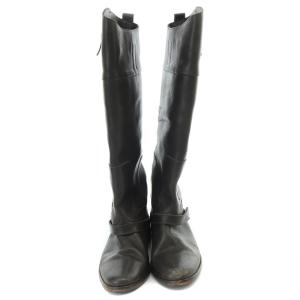 GOLDEN GOOSE CHARLIE LEATHER ロングブーツ レザー 36 23.5cm 茶色 ブラウン /SR